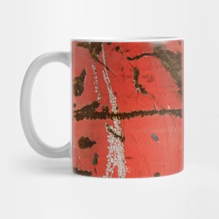 Cracked painting texture 3 Mug